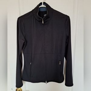Reverse 2 Way Zipper Women's Ladies Joe fresh athletic yoga jacket black Medium